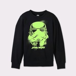 Glow In The Dark STAR WARS Stormtrooper Graphic Sweatshirt Top